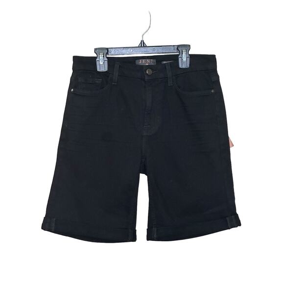 7 for all Mankind black bermuda shorts size 6 - Picture 1 of 10